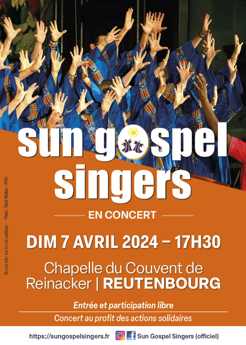 Concert Sun Gospel Singers Reutenbourg 2024