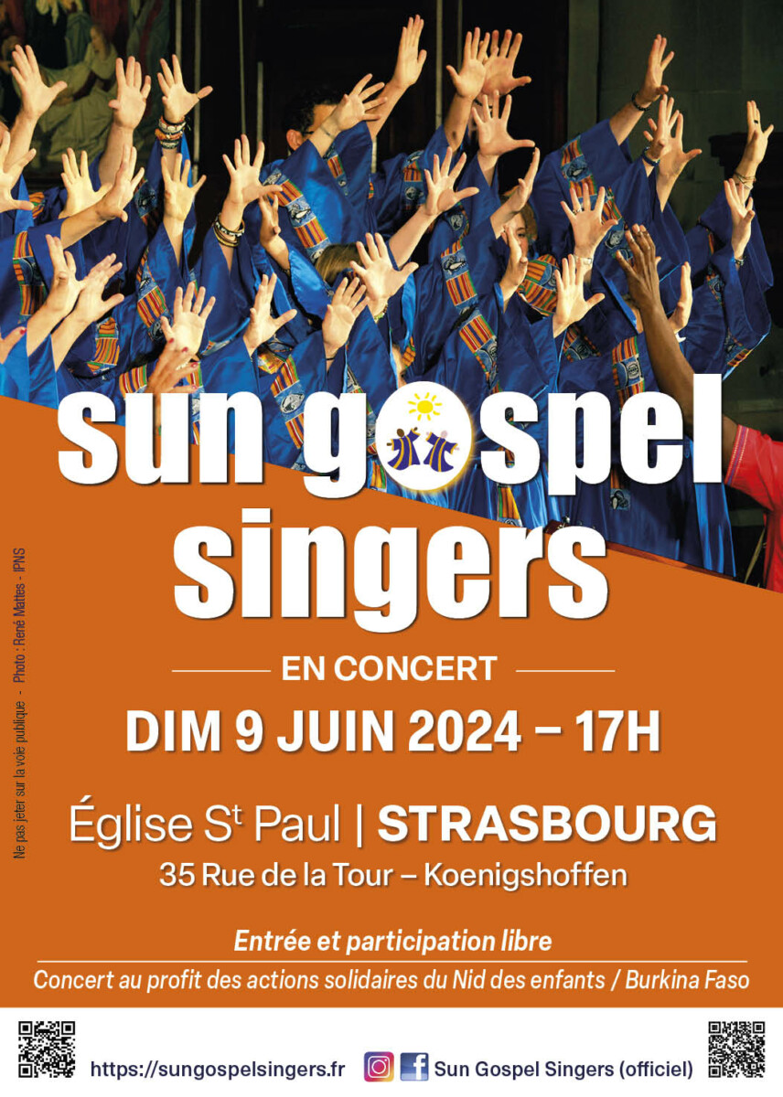 St Paul Koenigshoffen Strasbourg - Concert Gospel - 9 juin 2024