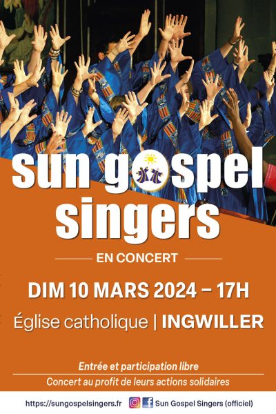 Concert Sun Gospel Singers Ingwiller 2024