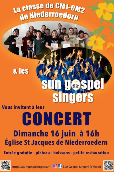 concert Niederroedern - Sun Gospel Singers