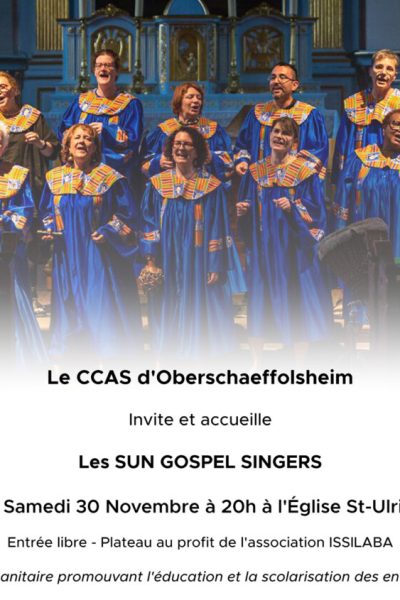 Concert Sun Gospel Singers - Oberschaeffolsheim 2024